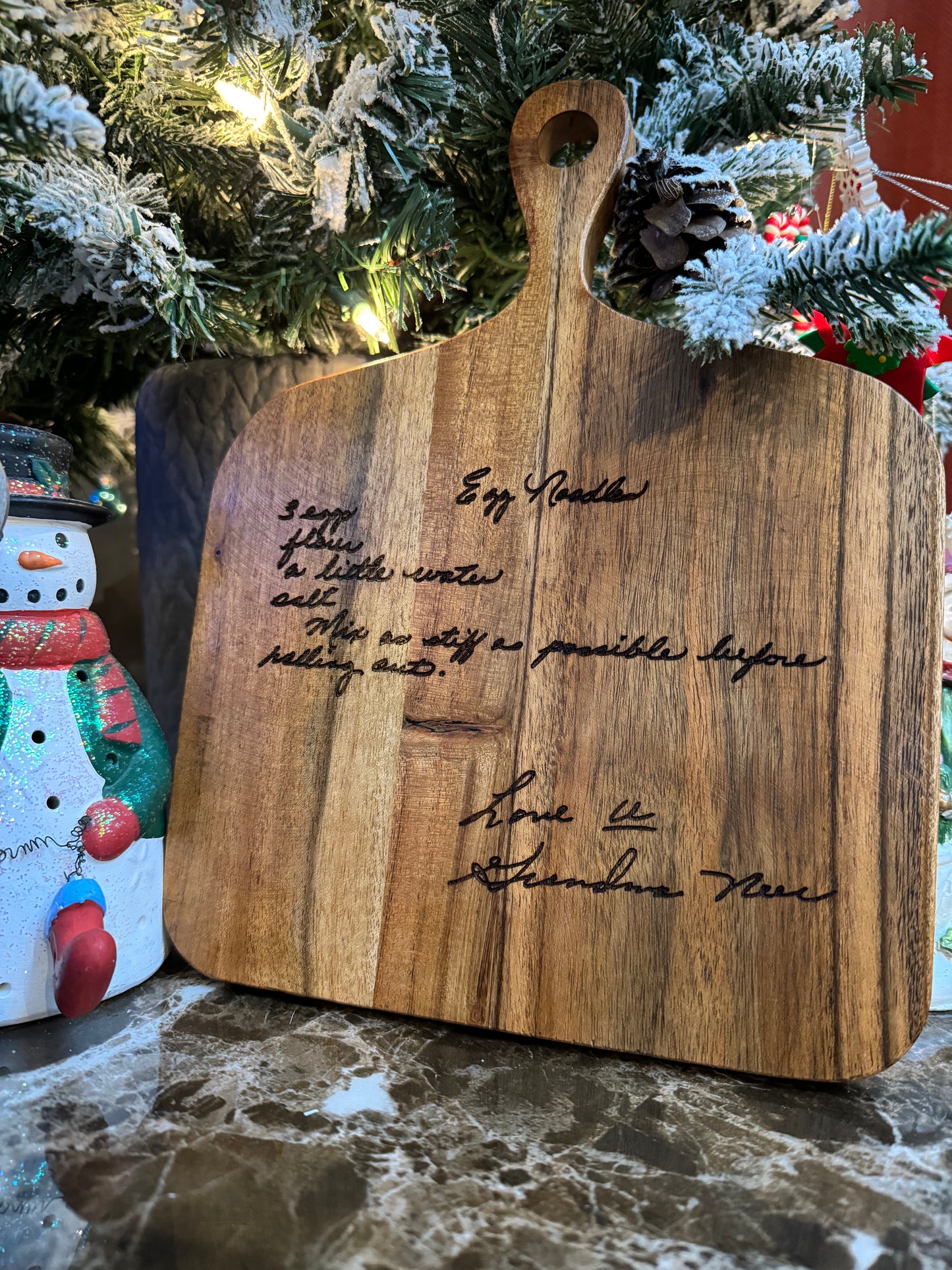 Handwriting Engravings