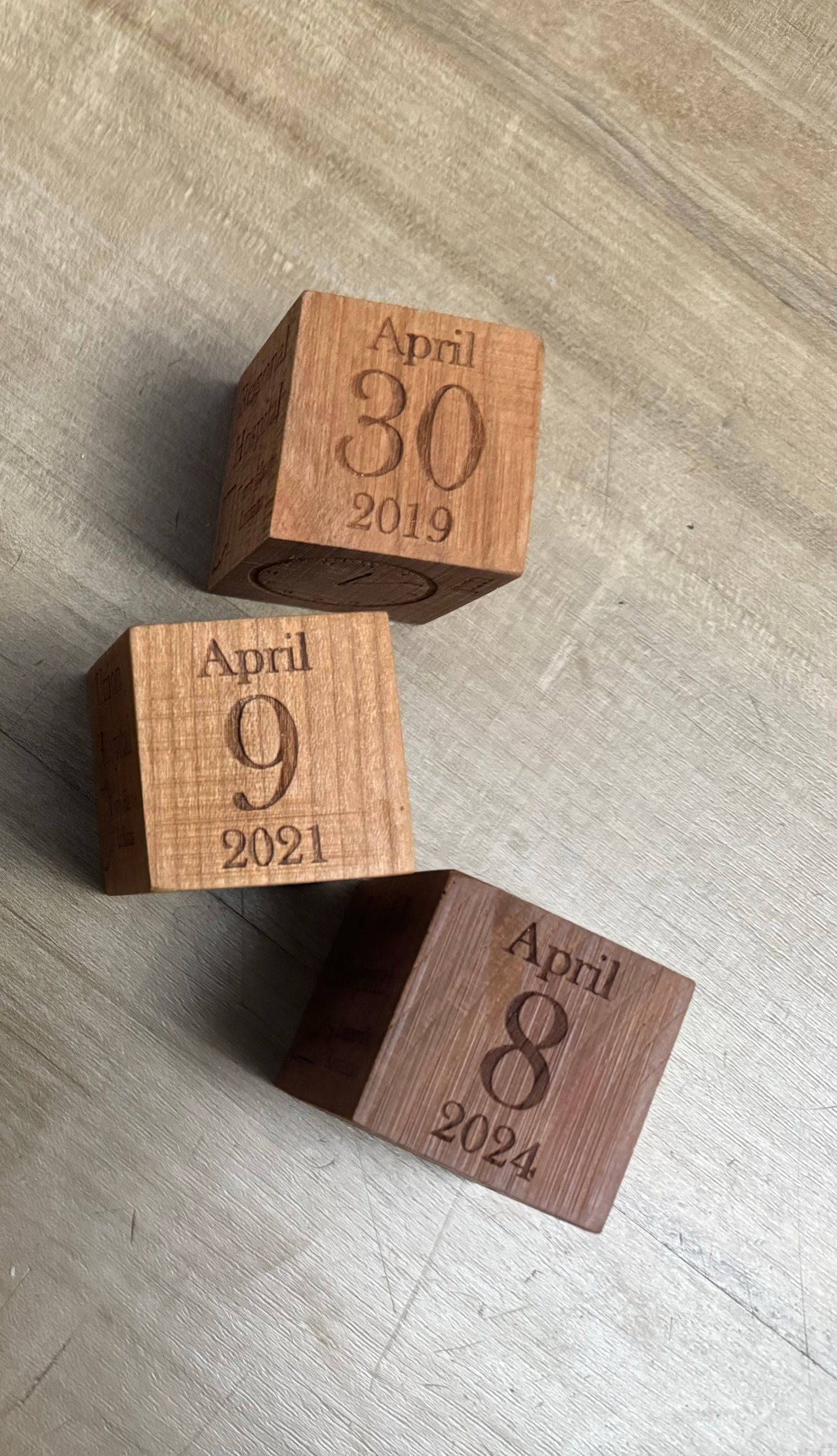 Baby Birth/Baptism Details Blocks