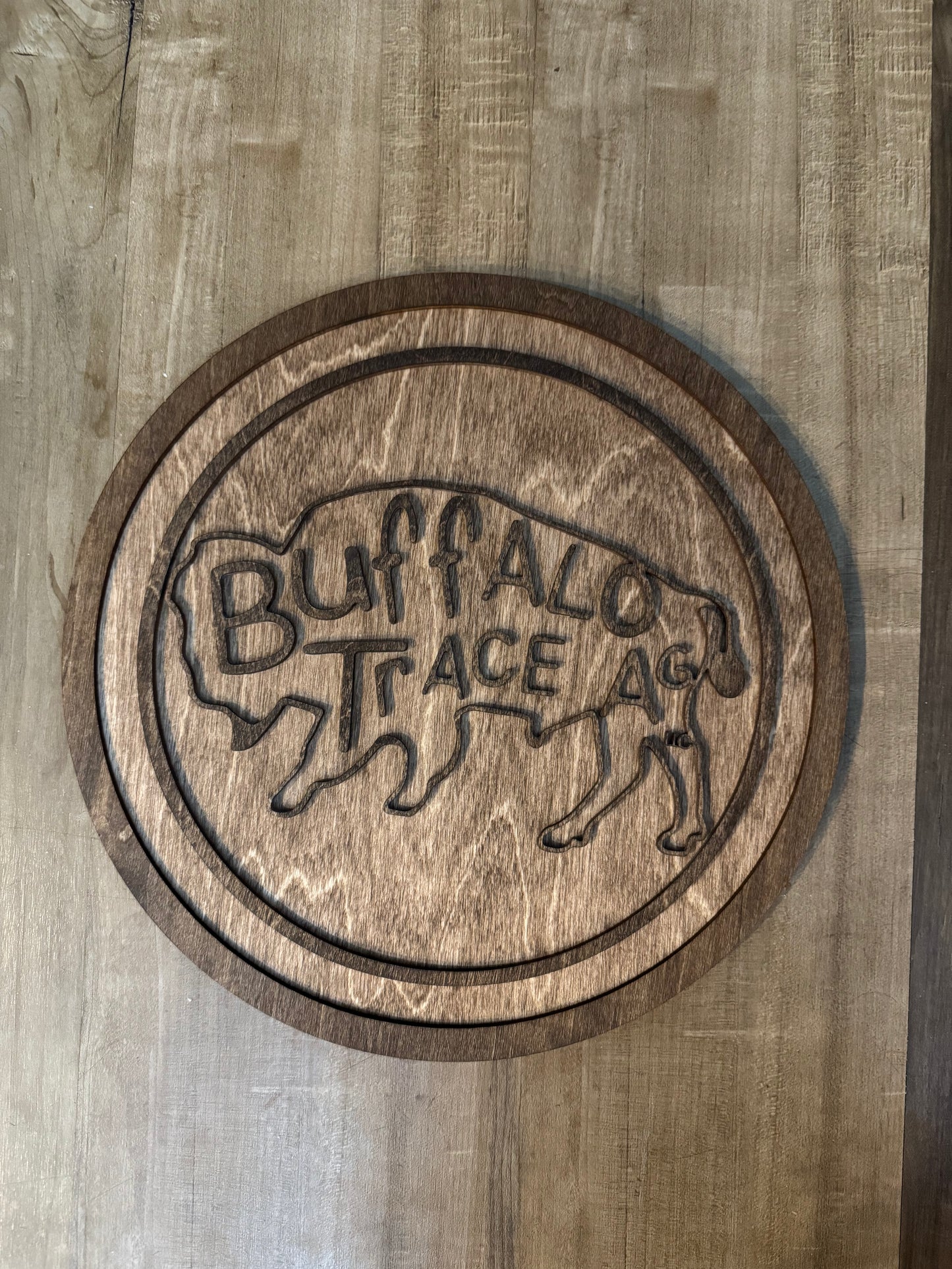 12" Round Wood Wall Hanger