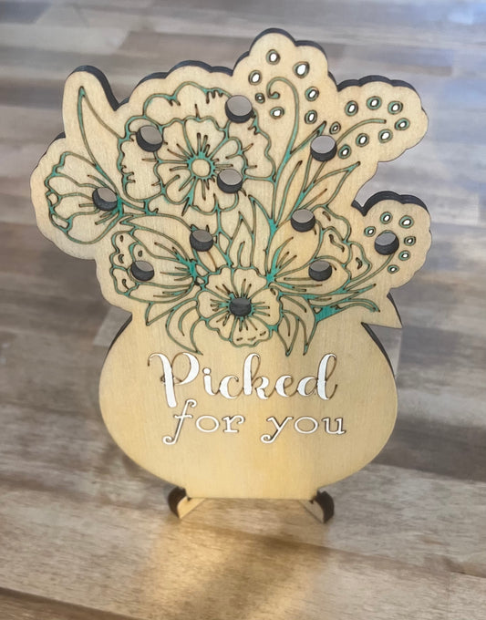 Picked Flower Bouquet Holder