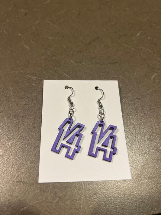 Numbers Earrings