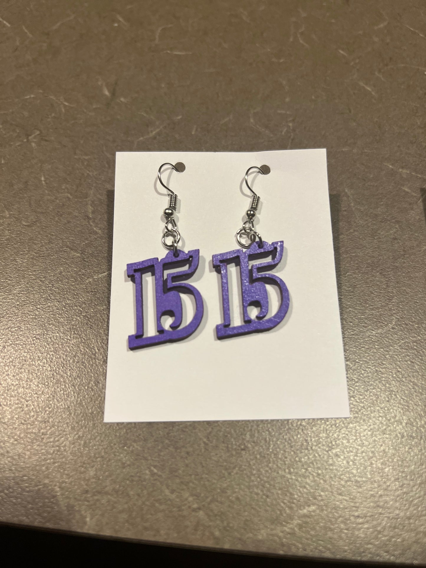 Numbers Earrings