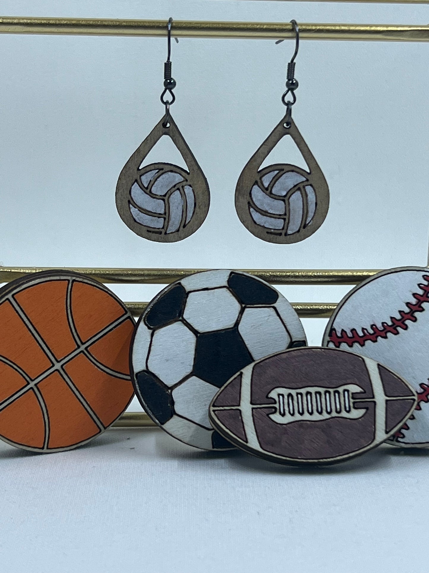 Sports Symbol Earrings