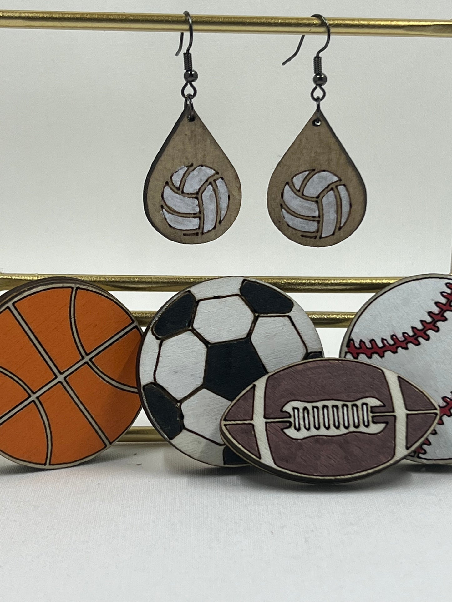 Sports Symbol Earrings