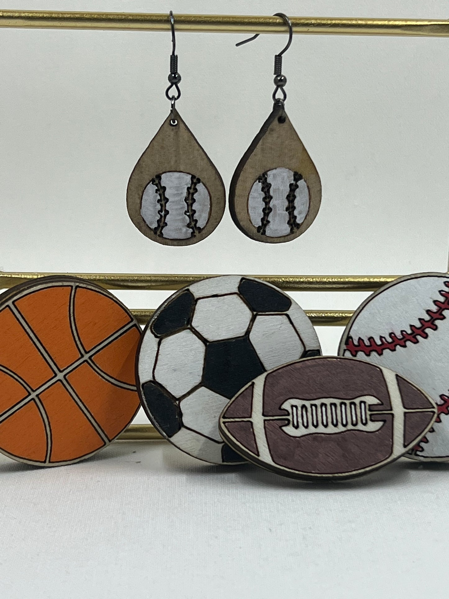 Sports Symbol Earrings