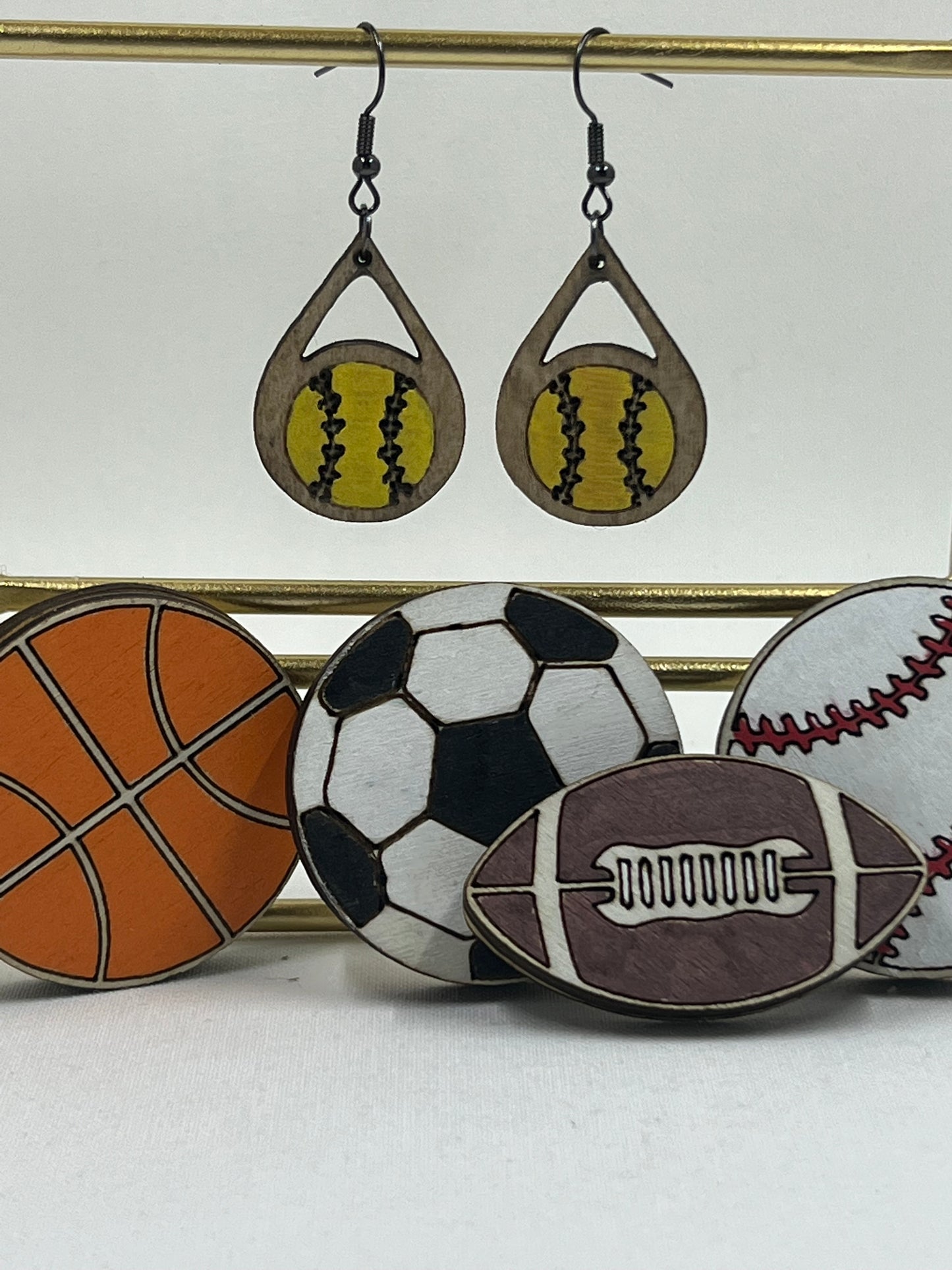 Sports Symbol Earrings