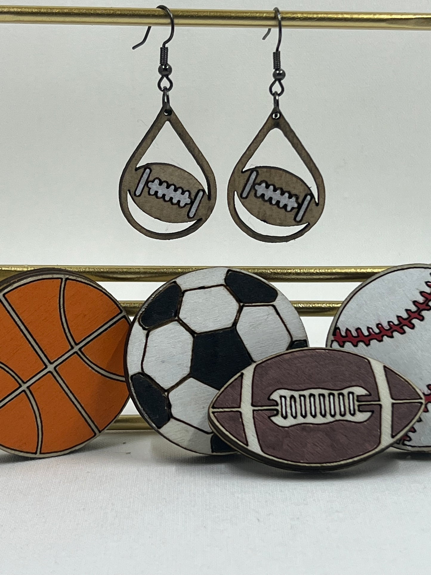 Sports Symbol Earrings