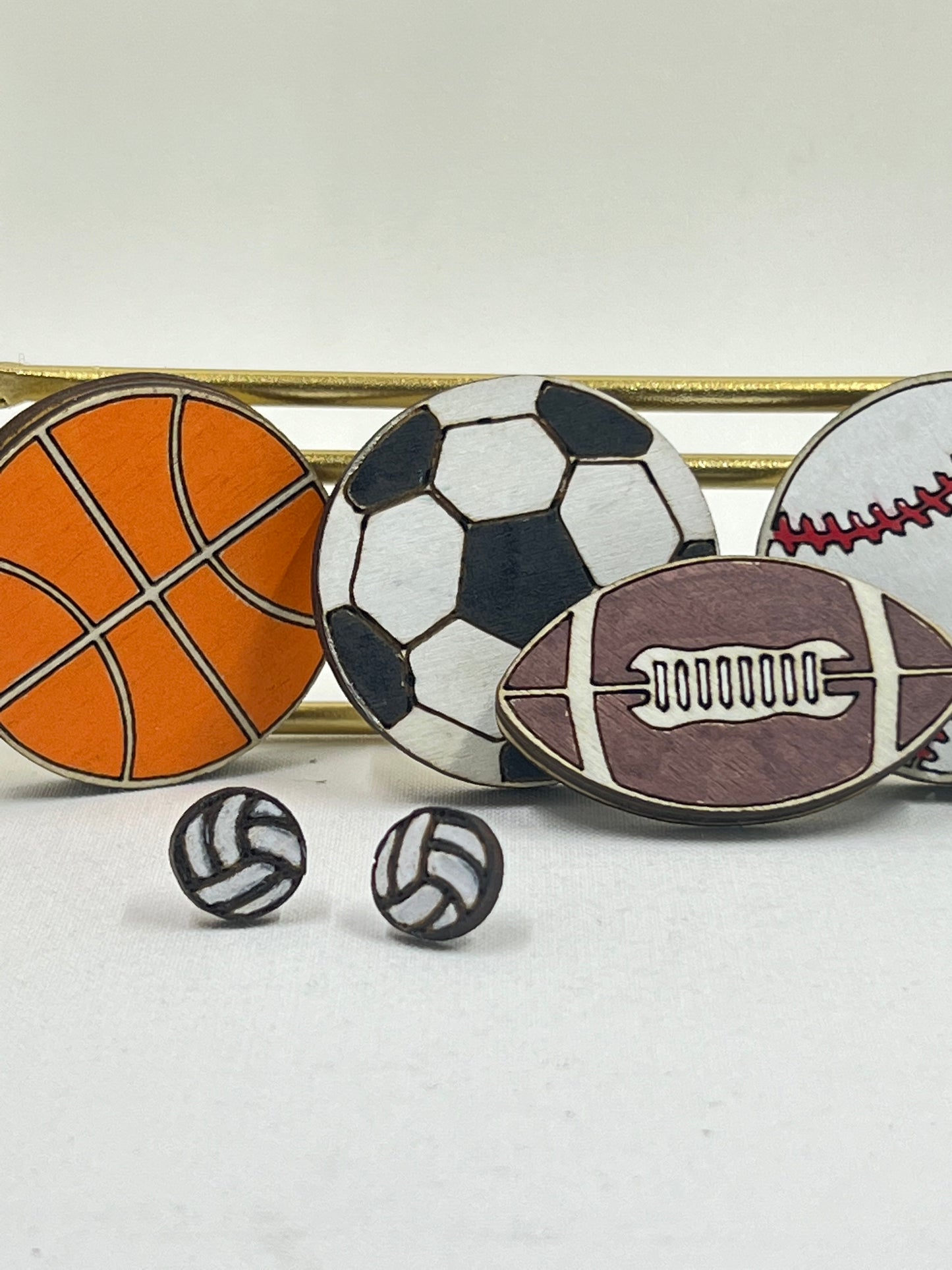 Sports Symbol Earrings