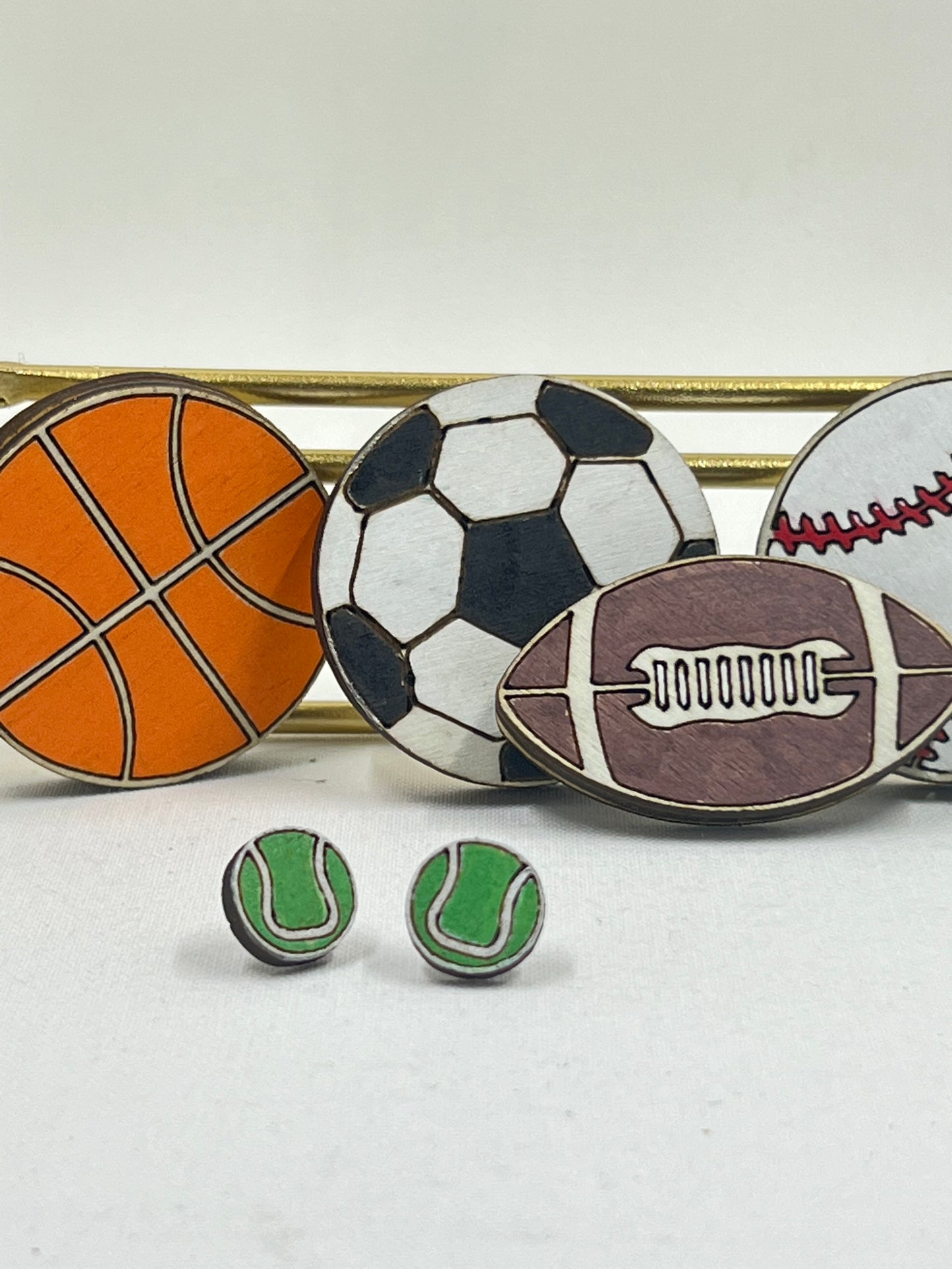 Sports Symbol Earrings