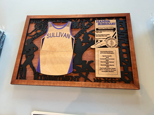 Athletic Jersey/ Accomplishment Keepsake