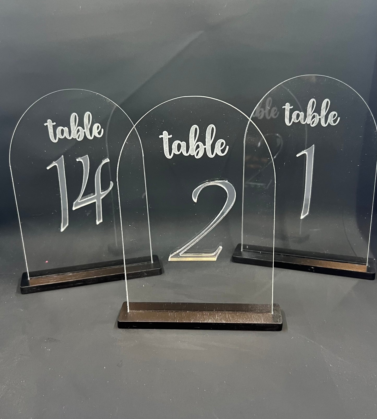 Table Numbers