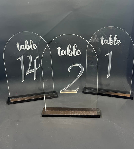 Table Numbers